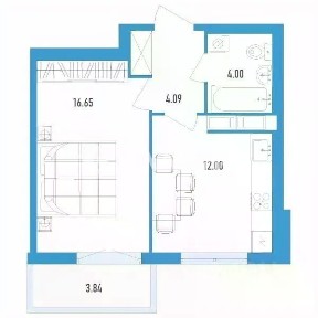 Продается 1-комн. квартира, 36,7 м²