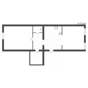 Продается 1-комн. квартира, 51,4 м²
