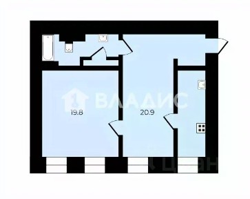 Продается 2-комн. квартира, 54 м²