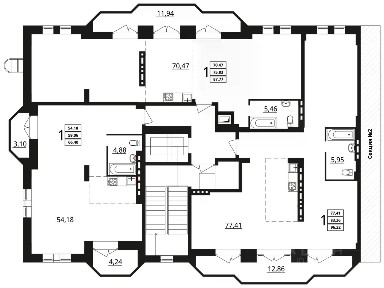 Продается студия, 87,87 м²