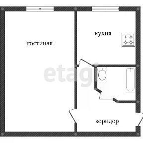 Сдается 1-комн. квартира, 29,4 м²