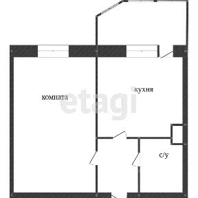 Сдается 1-комн. квартира, 36 м²