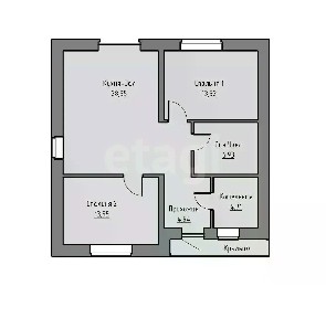 Продается 1-этажный дом, 75 м²