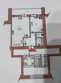 Продается 1-комн. квартира, 41 м²