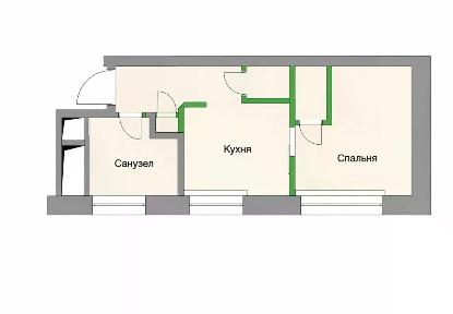 Сдаются 1-комн. апартаменты, 30 м²