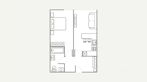 Сдаются 2-комн. апартаменты, 48 м²