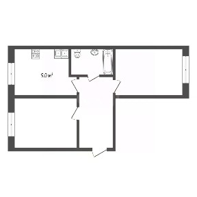 Продается 2-комн. квартира, 54 м²