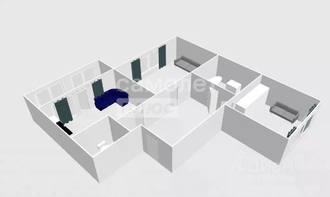 Продается 2-комн. квартира, 57,1 м²