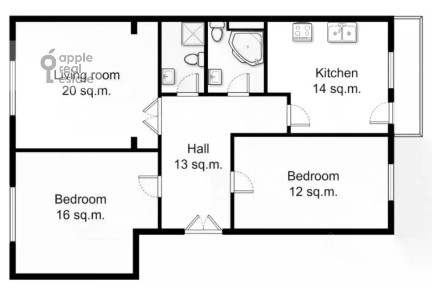 Сдается 3-комн. квартира, 88 м²