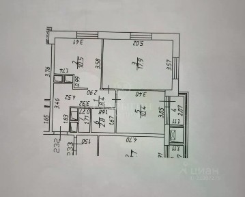Продаются 2-комн. апартаменты, 53,6 м²