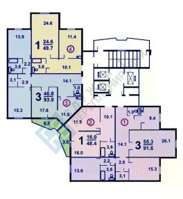 Продается 1-комн. квартира, 52,1 м²