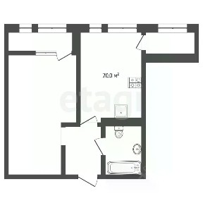 Продается 1-комн. квартира, 40 м²