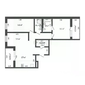 Продается 3-комн. квартира, 97,1 м²