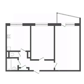 Продается 2-комн. квартира, 51,1 м²