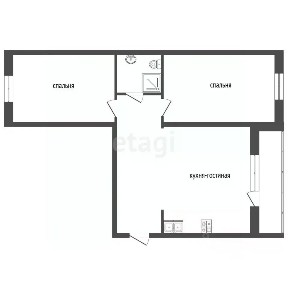 Продается 2-комн. квартира, 60,5 м²