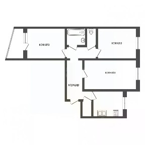 Продается 3-комн. квартира, 65,7 м²