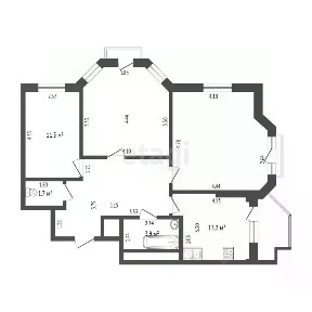Продается 3-комн. квартира, 83 м²