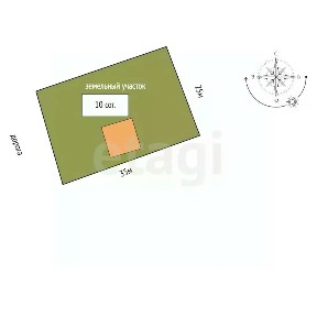 Продается 2-этажный дом, 42 м²