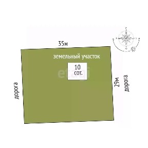 Продается участок, 10 сот.