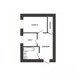 Сдается 1-комн. квартира, 30,6 м²