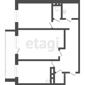 Продается 2-комн. квартира, 61 м²