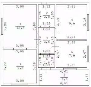 Продается 1-этажный дом, 67 м²