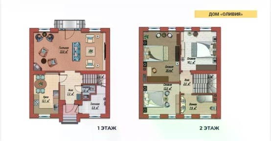 Продается 2-этажный коттедж, 130 м²