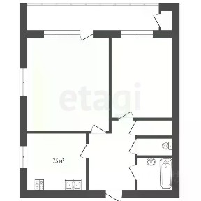 Продается 2-комн. квартира, 49 м²