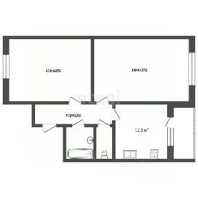 Продается 2-комн. квартира, 58,5 м²