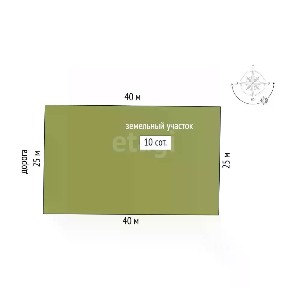 Продается участок, 10 сот.
