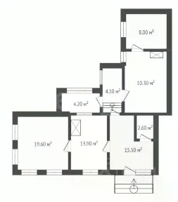 Продается 1-этажный дом, 84,6 м²