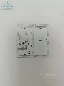 Продается 1-комн. квартира, 29,8 м²