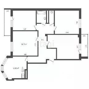 Продается 4-комн. квартира, 93,3 м²