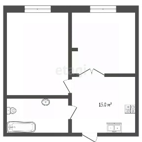 Продается 2-комн. квартира, 45 м²