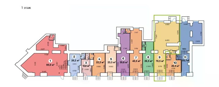 Продается торговая площадь, 70,5 м²