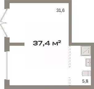 Продается помещение свободного назначения, 37,4 м²