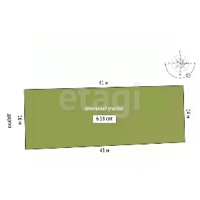 Продается 1/2 часть дома, 49,3 м²
