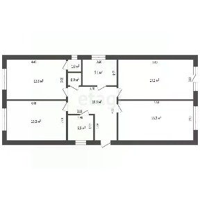 Продается 1-этажный дом, 100 м²