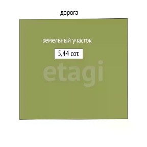 Продается участок, 5,44 сот.