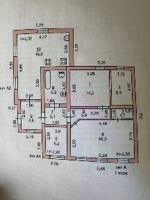 Продается 1-этажный дом, 74,1 м²