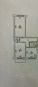 Продается 2-комн. квартира, 52,7 м²