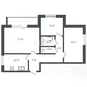 Продается 3-комн. квартира, 85 м²