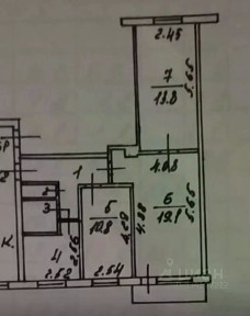 Продается 3-комн. квартира, 59,8 м²