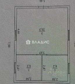 Продается 2-этажный дом, 66 м²