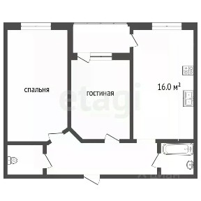 Продается 2-комн. квартира, 61,3 м²