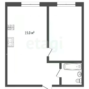Продается 2-комн. квартира, 39,3 м²