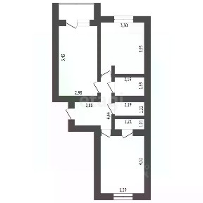 Продается 2-комн. квартира, 61 м²