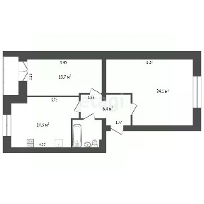 Продается 2-комн. квартира, 62,2 м²