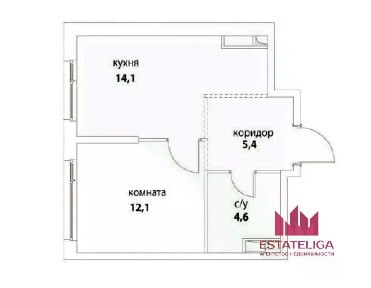 Продается 1-комн. квартира, 36,2 м²