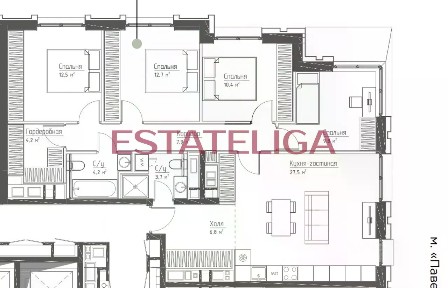 Продается 4-комн. квартира, 99,4 м²